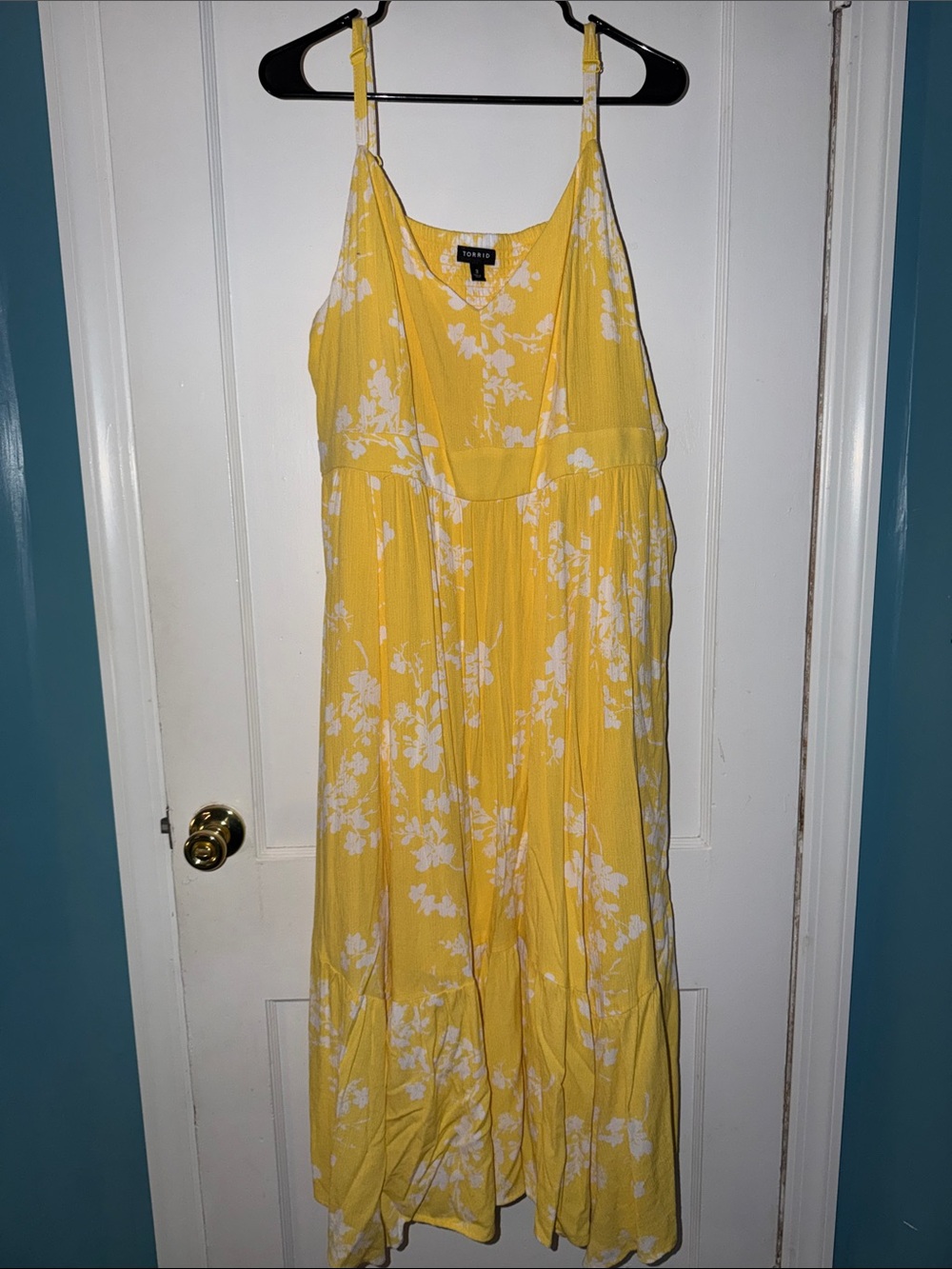 torrid Yellow and White Floral Maxi Dress